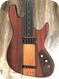 Carl Thompson 4-String Fretless Bass 1975-Red Mahogany Finish