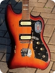 Guild S 200 THUNDERBIRD 1966 Sunburst Finish