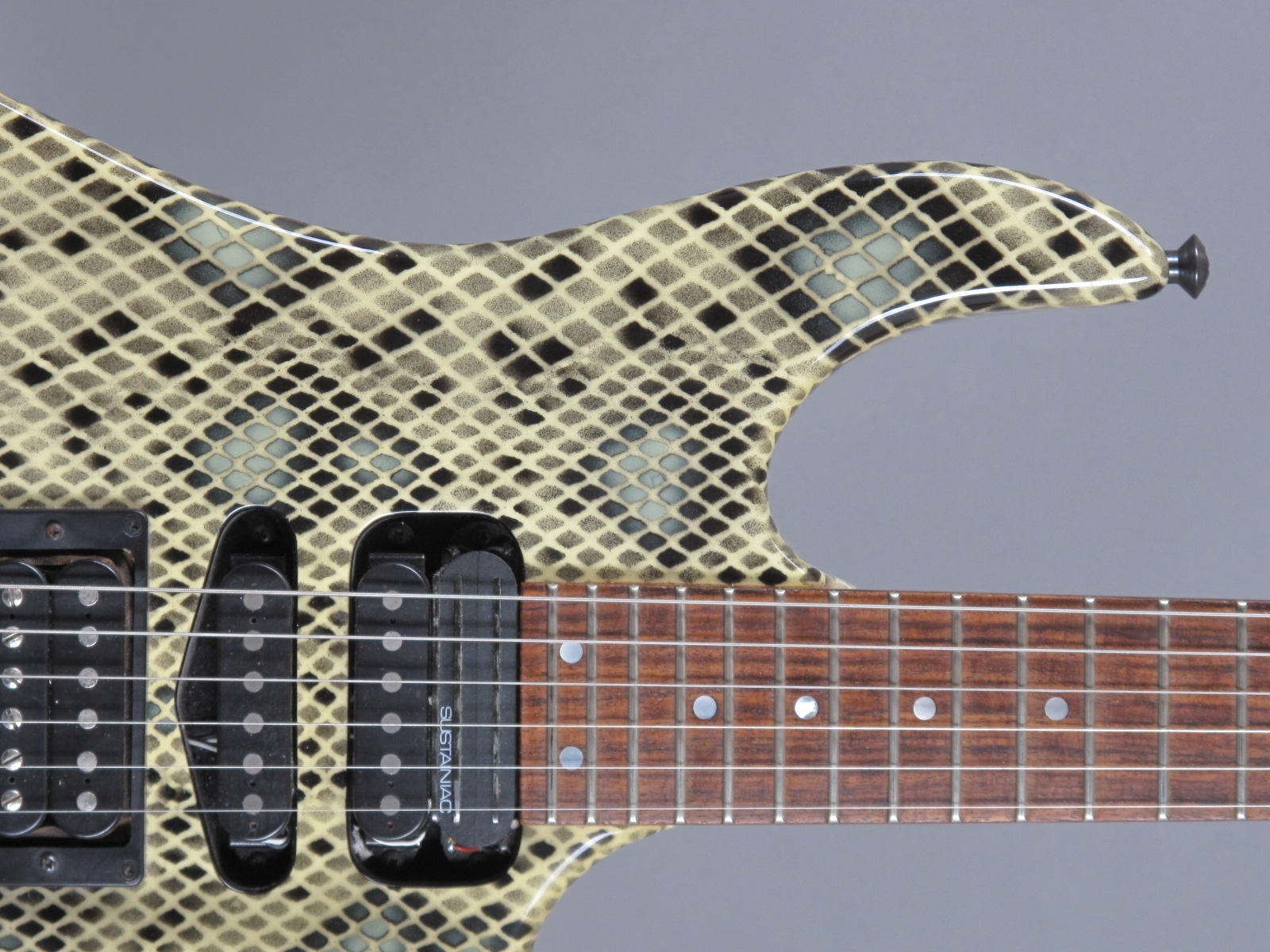 Hamer Chaparral Sustainiac 1989 Snakeskin Graphic Guitar For Sale 