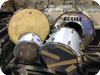 Tama 4 Piece Drum Kit Owned By Ricke Wakeman Of YES Purchased From Bill Bruford 1970-Silver