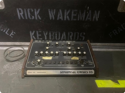 Sequential Circuits Model 700 Programmer Drum Machine Owned And Used By Rick Wakeman Of Yes 1979 Black
