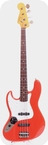 Fender-Jazz Bass '62 Reissue Lefty-2004-Fiesta Red