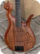 Pete Hilton Bass Guitars Reverse Scroll Bass 2011 Walnut Finish