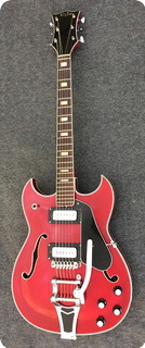 Elite Crucianelli Semiacoustic 1969 Cherry Red