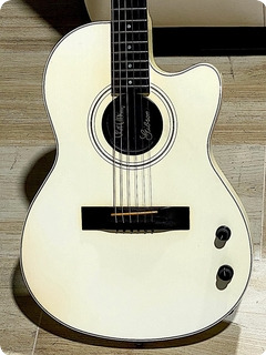 Gibson Chet Atkins Sst 1988 Polaris White 