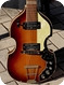 Hofner Guitars 459TZ BEATLE VIOLIN GUITAR 1968-Sunburst Finish 