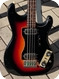 Hofner 182 Solid Body Bass  1970-Sunburst Finish