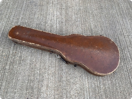 Gibson Les Paul Case . Brown , Pink Lined , 4 Latch  1958 Brown