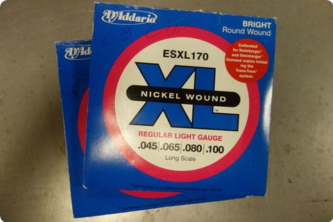 D'addario D'addario Esxl170 Bass String Set 2 Pack Steinberger Version