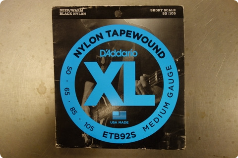 D'addario D'addario Etb92s Nylon Tapewound 50 105 Short Scale