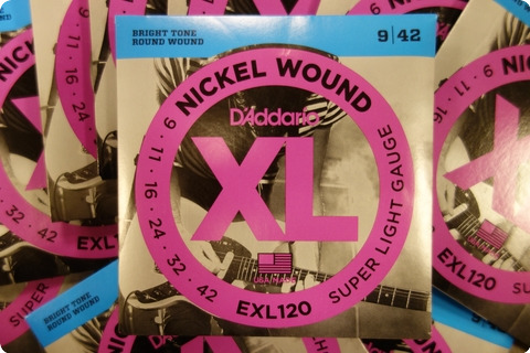 D'addario D'addario Exl120 Nickel Wound 9 42 Super Light Guage (10 Pack)