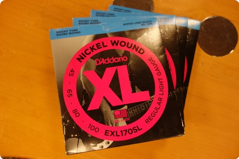 D'addario D'addario Exl170sl Super Long Bass Strings 4 Pack