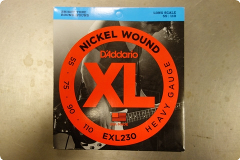 D'addario D'addario Exl230 Nickel Wound 55 110 Heavy Gauge Bass String Set