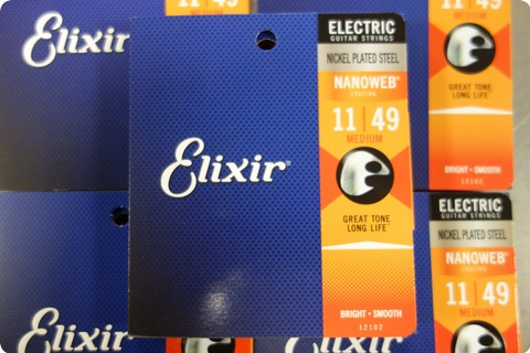 Elixir Elixir 11 49 Medium Electric Guitar Strings Nanoweb (5 Sets )