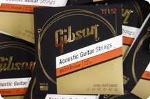 Gibson Gibson SAG BRW11 1 Acoustic Guitar Strings 11 52 Bronze 9 Sets 