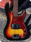 Fender Precision Bass 1966 Sunburst Finish