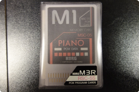 Korg Korg M3r Memory Card Rsc 5s Piano M 1 N.o.s. 1989