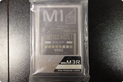 Korg Korg M3r Memory Cards Rsc 6s Fretted Insts 1 1989