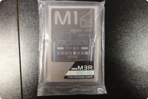 Korg Korg M3r Memory Cards Rsc 8s Percussion 1989