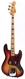 Fender Jazz Bass Black Block Markers 1972-Sunburst