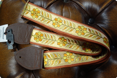 Souldier Souldier Anja Orange Gold Yellow Guitar Strap