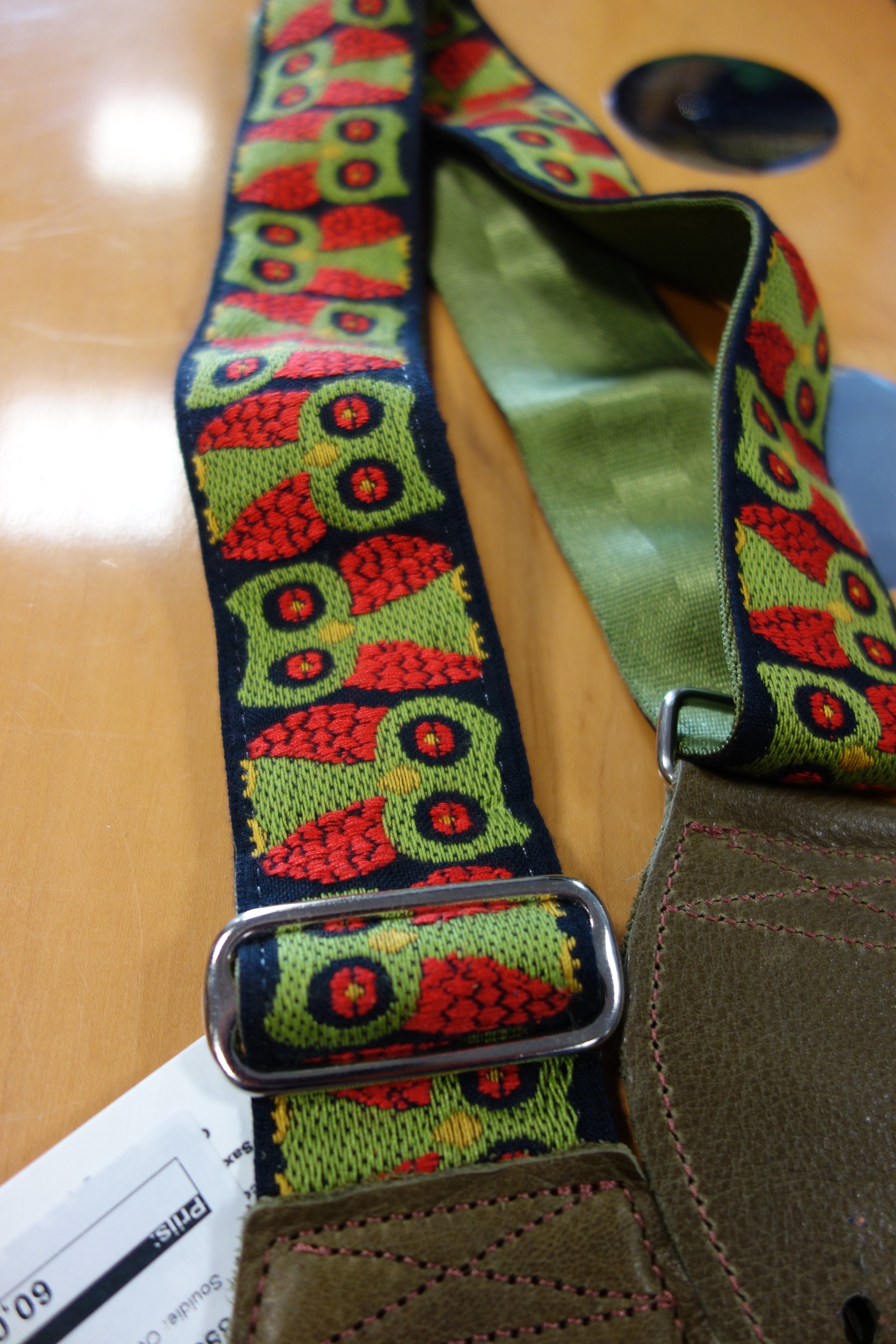 Souldier Owls Guitar Strap - Olive