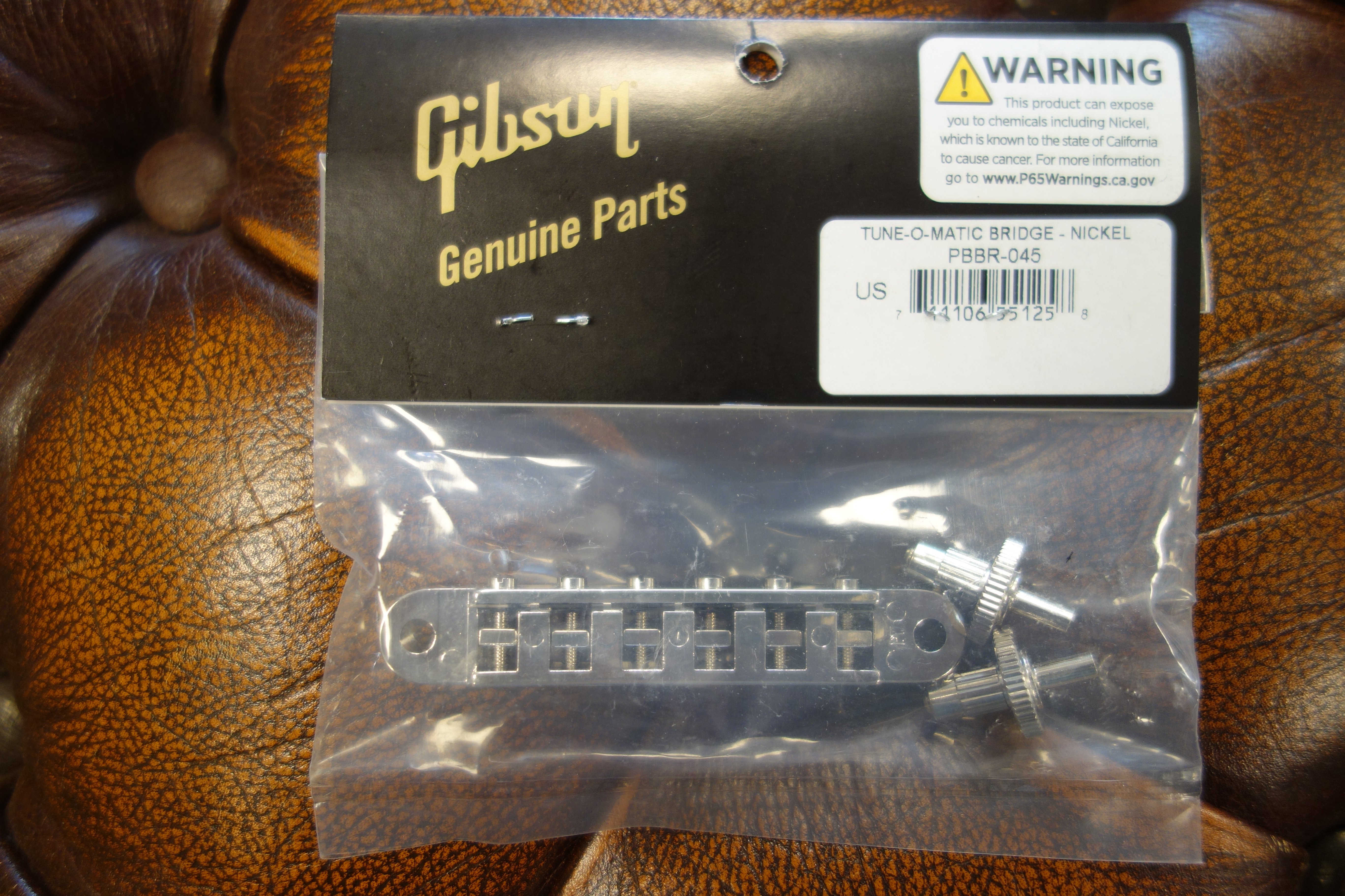 ギブソン Gibson PBBR-045 Nashville Tune-o-matic Bridge Nickel-