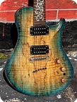 Warrior Guitars Isabella Special Order 2010 Turquoise Sunburst