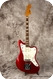 Fender Jazzmaster 1966-Candy Apple Red Refin.