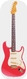 Fender Stratocaster 62 Reissue Gold Hardware Nitro 1992-Fiesta Red