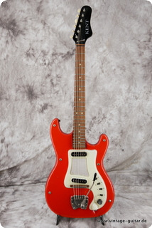 Hagstrom Pb 24g 1963 Red Vinyl