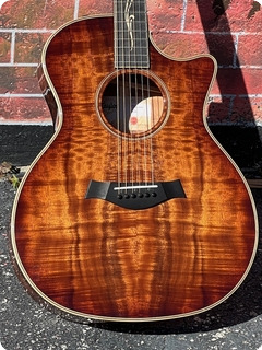 Taylor K24ce Cutaway Electric  2018 Koa Finish 