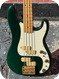 Fender Precision Elite II Bass 1983-See-thru Green Finish 
