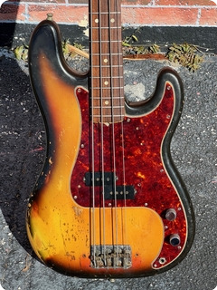 Fender Precision Bass  1965 Sunburst Finish