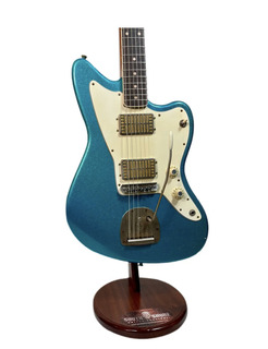 Mario Guitars Jazzbastard Fine Flake Lake Placid Blue