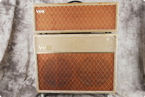 Vox Ac 30 Super Twin Fawn 1962 Grey Tolex