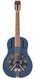 National Delphi Hawaiian Square Neck Resonator Blue Powdercoat 1998