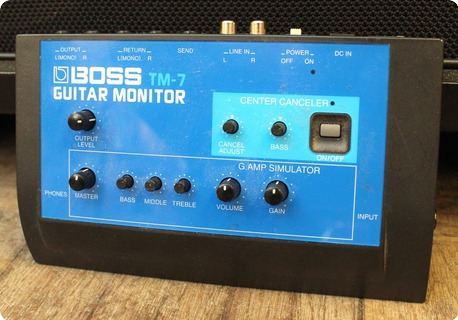 Boss Tm 7 Guitar Monitor