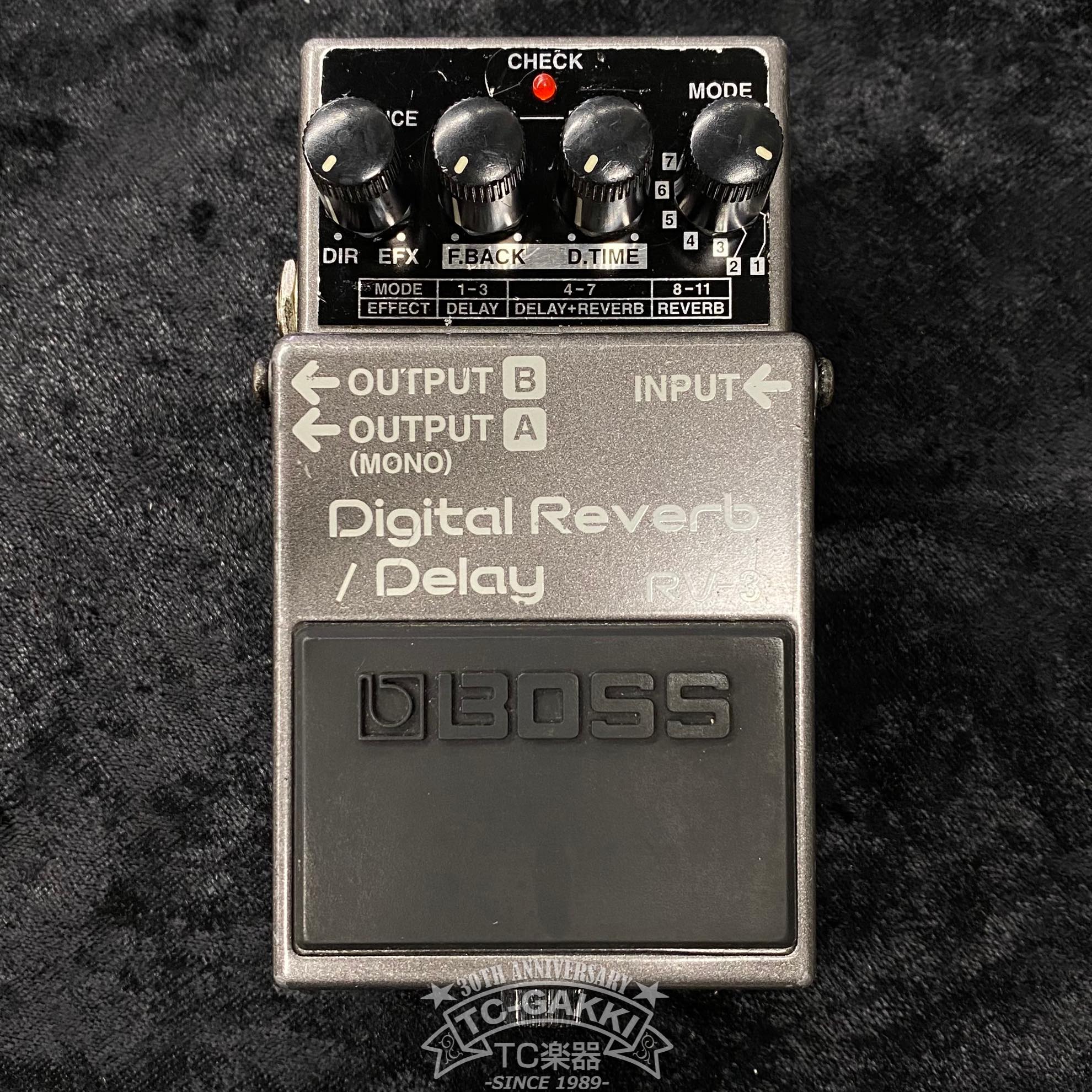 Boss RV 3 Digital Reverb/Delay 2000 0 Effect For Sale TCGAKKI