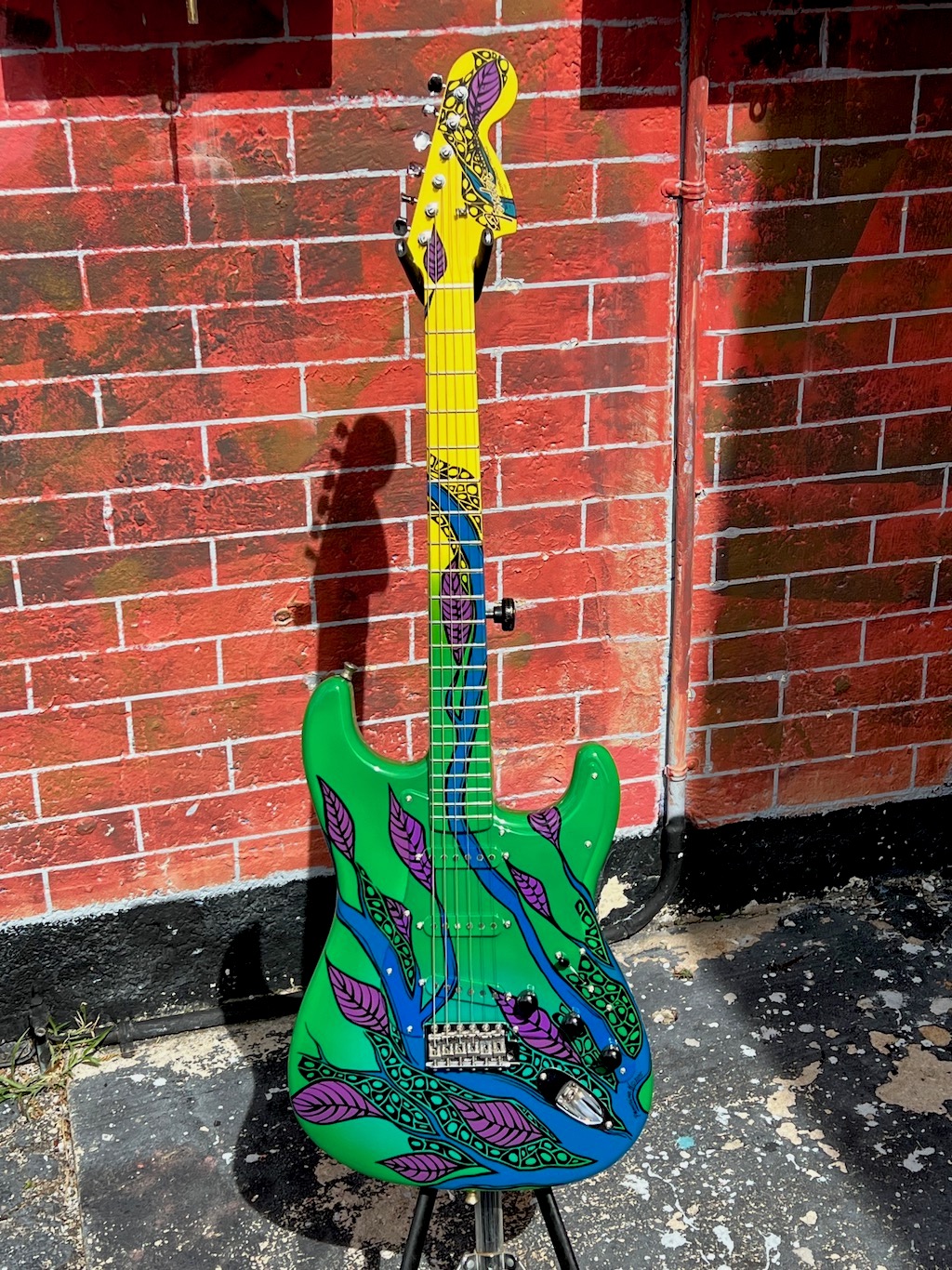 Fender Stratocaster Master Built 2005 Pamelina Psychedelic Guitar