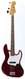 Fender Jazz Bass '62 Reissue Medium Scale JB62M 2008-Candy Apple Red