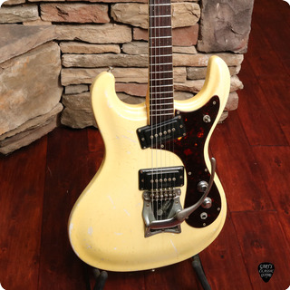 Mosrite Ventures Model 1965 Pearl White Guitar For Sale Garys