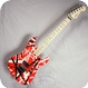 EVH Guitar 2021 Striped Series Red With Black Stripes 2021