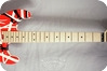 EVH Guitar 2021 Striped Series Red With Black Stripes 2021