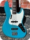 Fender-Jazz Bass International Color-1980-Maui Blue Finish 