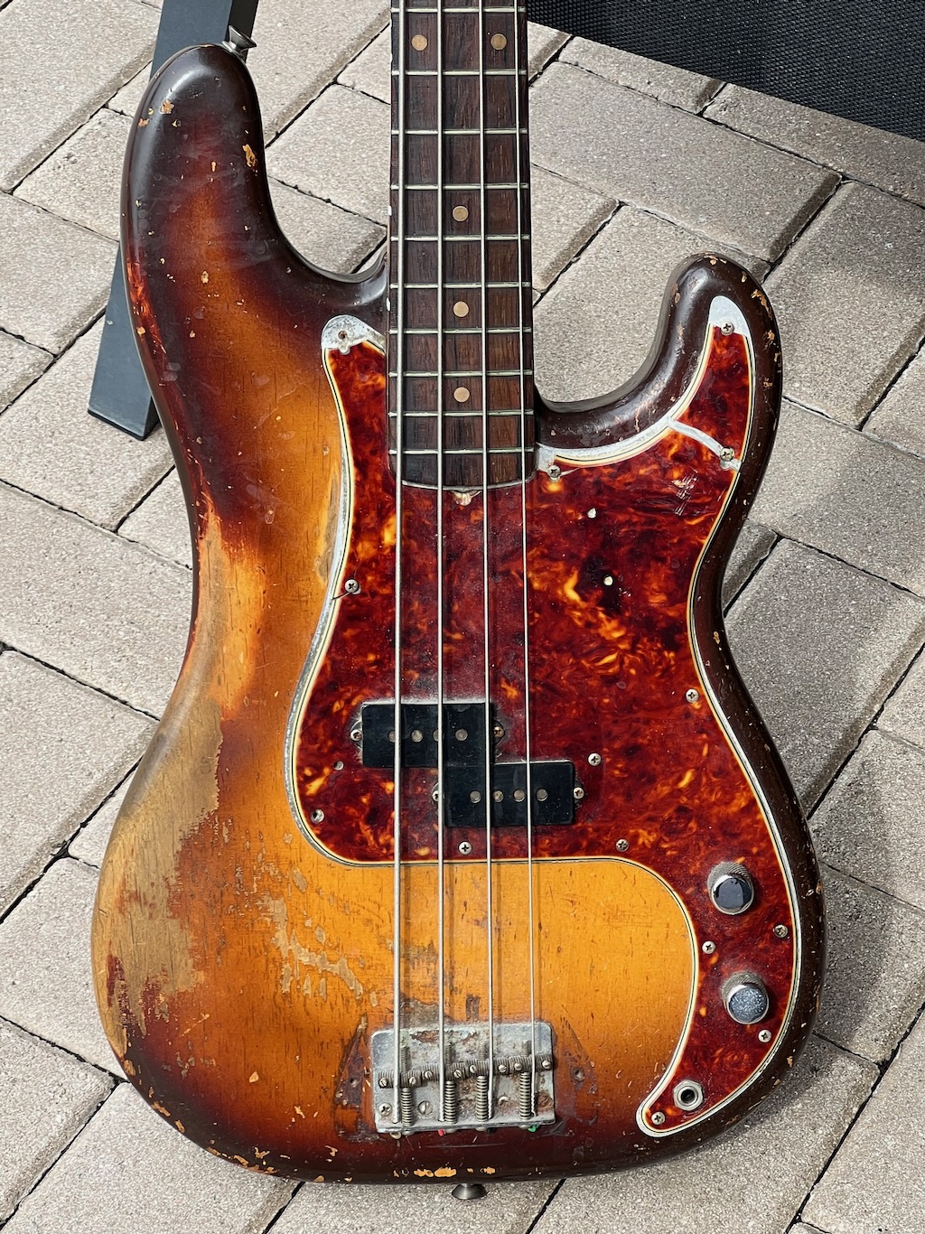 Fender Precision Bass 1959 Sunburst Finish Bass For Sale Guitarbroker