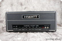 Hiwatt Custom 100 1977 Black Tolex