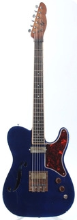 Mule Resophonic Guitars Mulecaster Baritone  2019 Blue