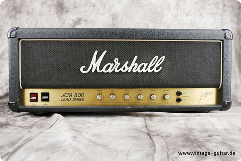 Marshall Jcm 800 Model 2204 1983 Black Tolex