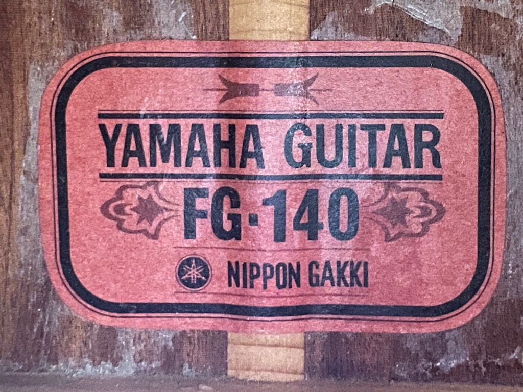 Yamaha (japan) FG 140 1969 Natural Guitar For Sale Guitarbroker